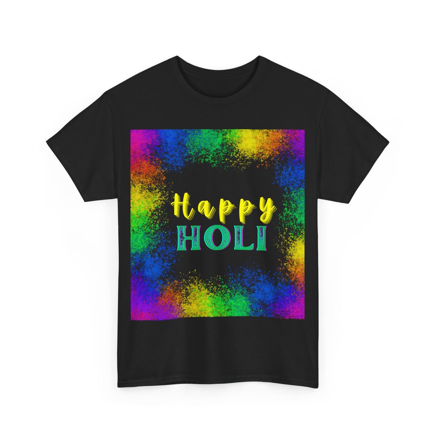 "Happy Holi" T-Shirt – Celebrate the Festival of Colours in Style!