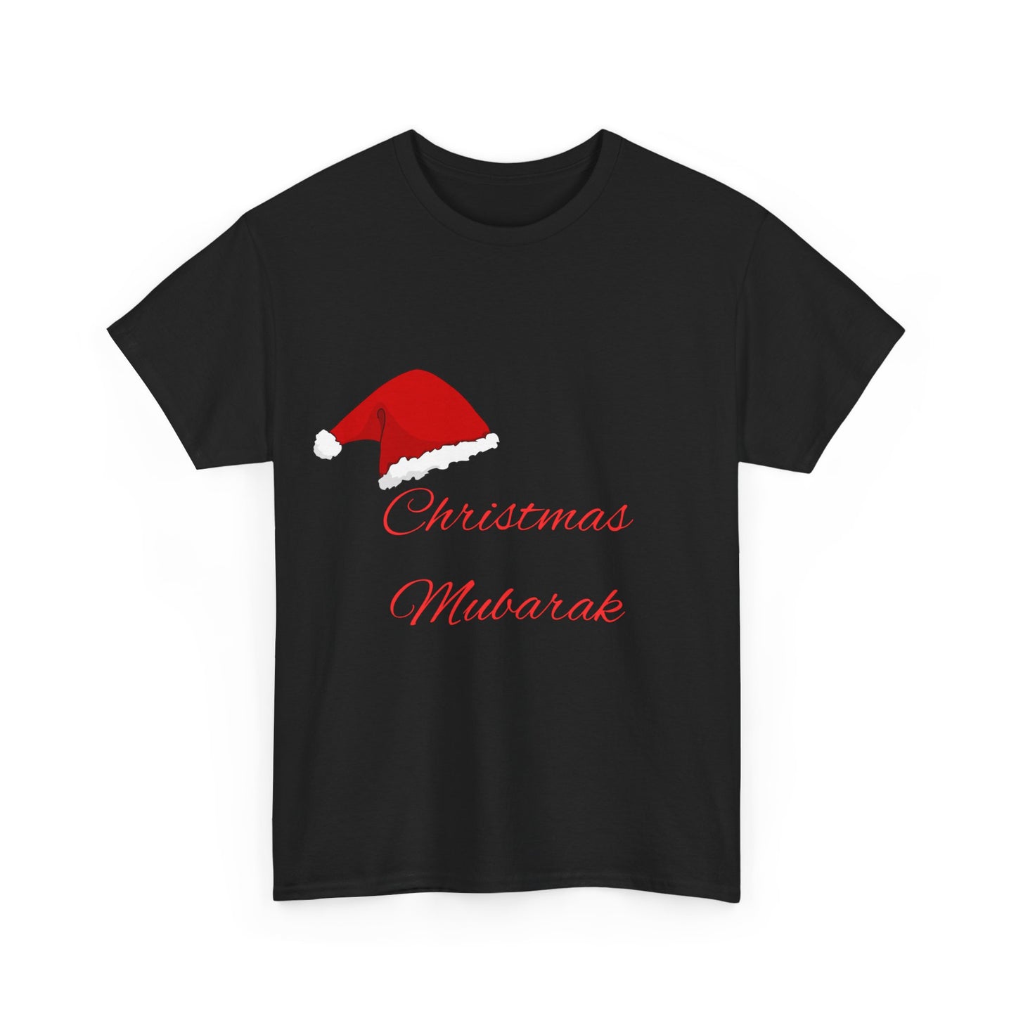 "Christmas Mubarak" T-Shirt – Celebrate the Festive Season with Desi Flair!