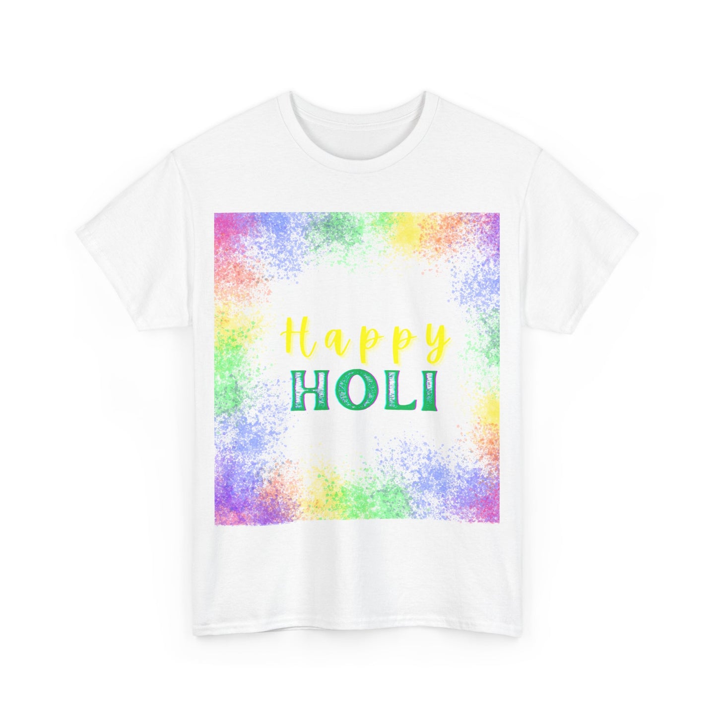 "Happy Holi" T-Shirt – Celebrate the Festival of Colours in Style!