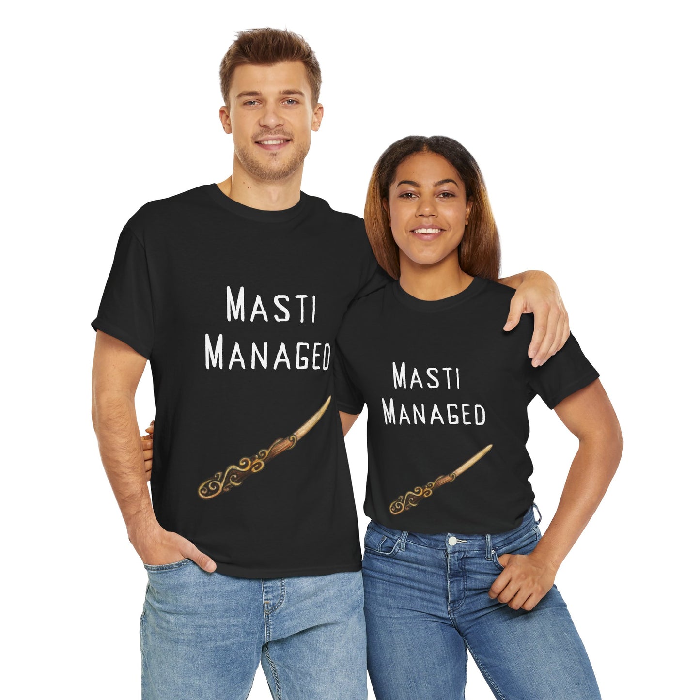 Masti Managed T-Shirt - A Magical Desi Twist