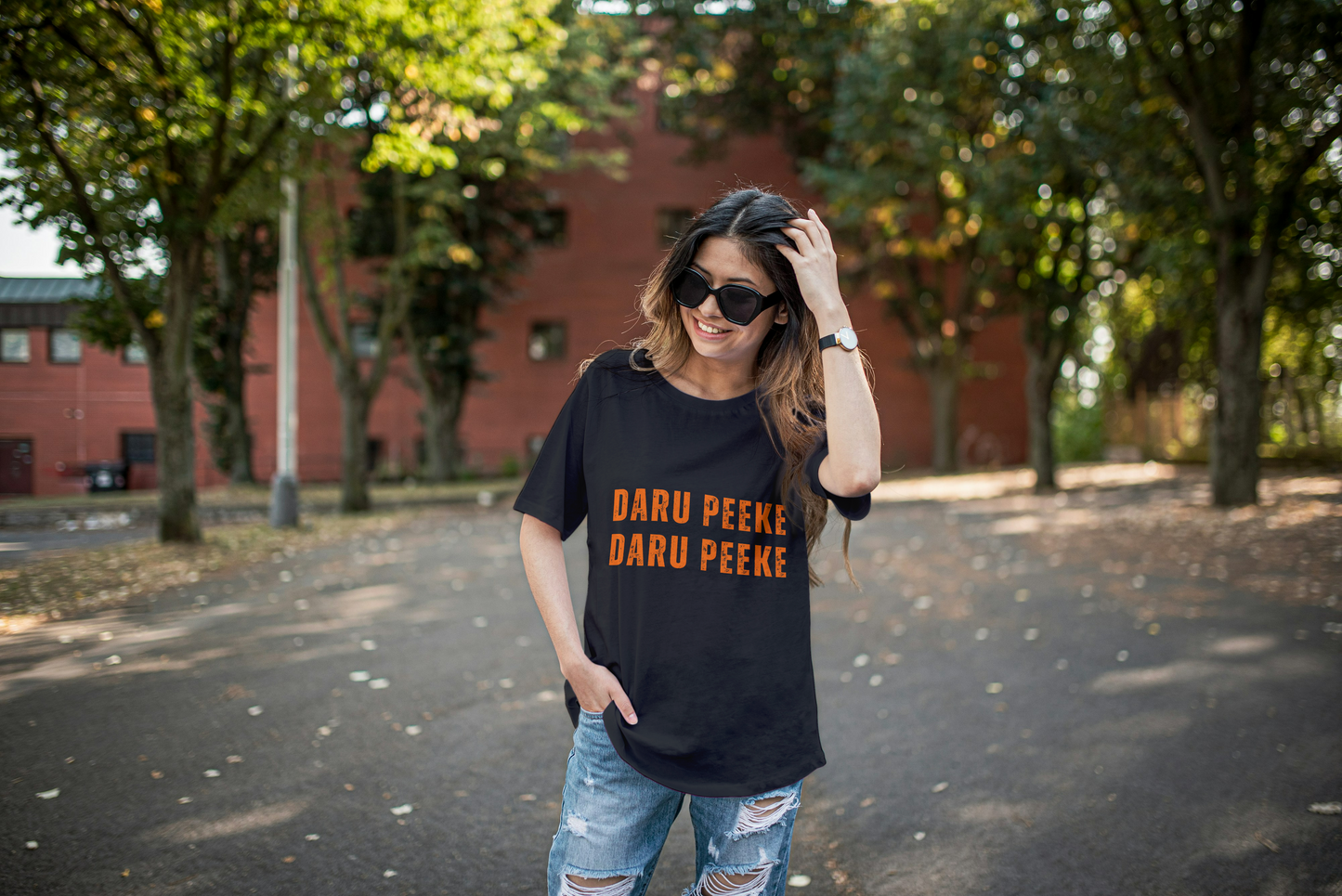 "Daru Peeke Daru Peeke" T-Shirt – Let the Party Begin!