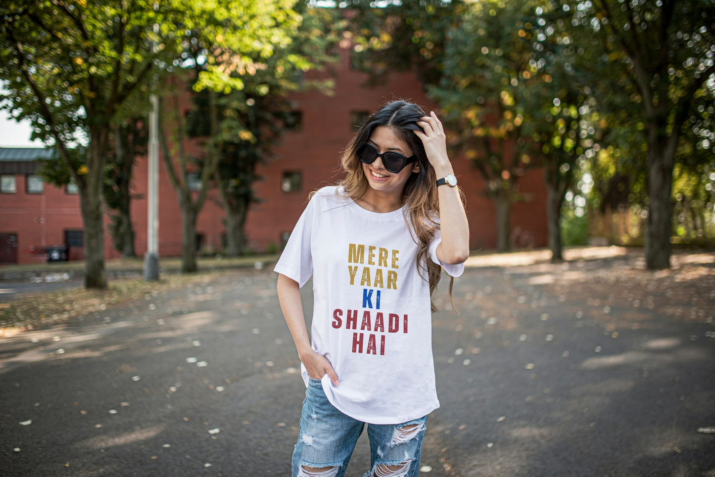 "Mere Yaar Ki Shaadi Hai" T-Shirt – Celebrate the Big Day in Style!