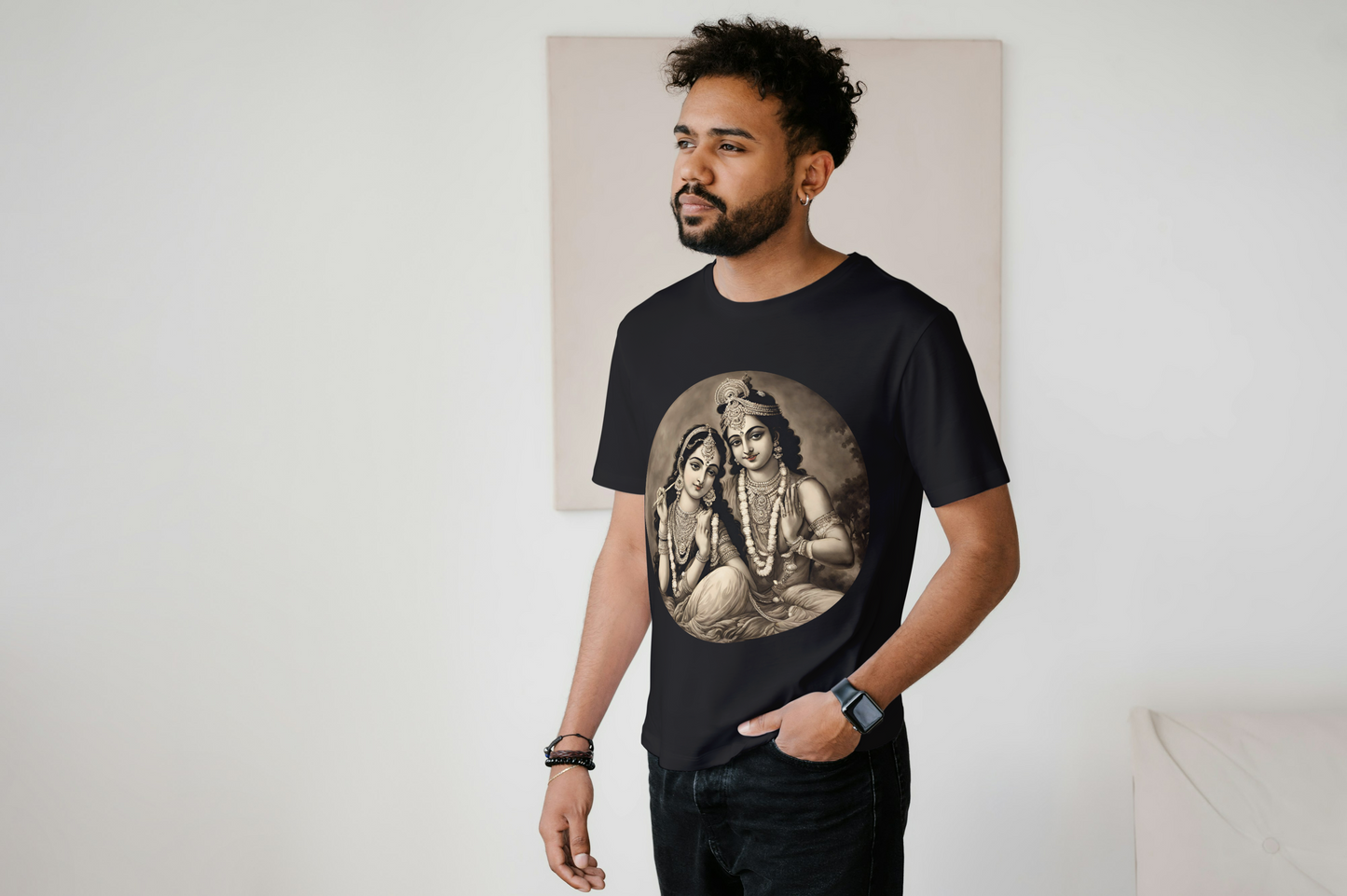 Radha Krishna T-Shirt – Timeless Devotion, Eternal Love