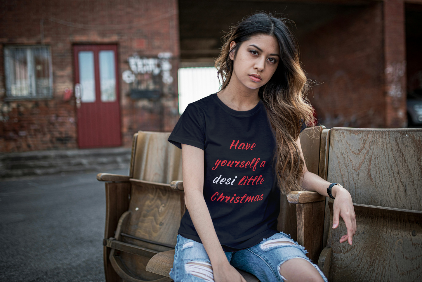 Have Yourself a Desi Little Christmas T-Shirt – Where Festive Meets Desi Style!