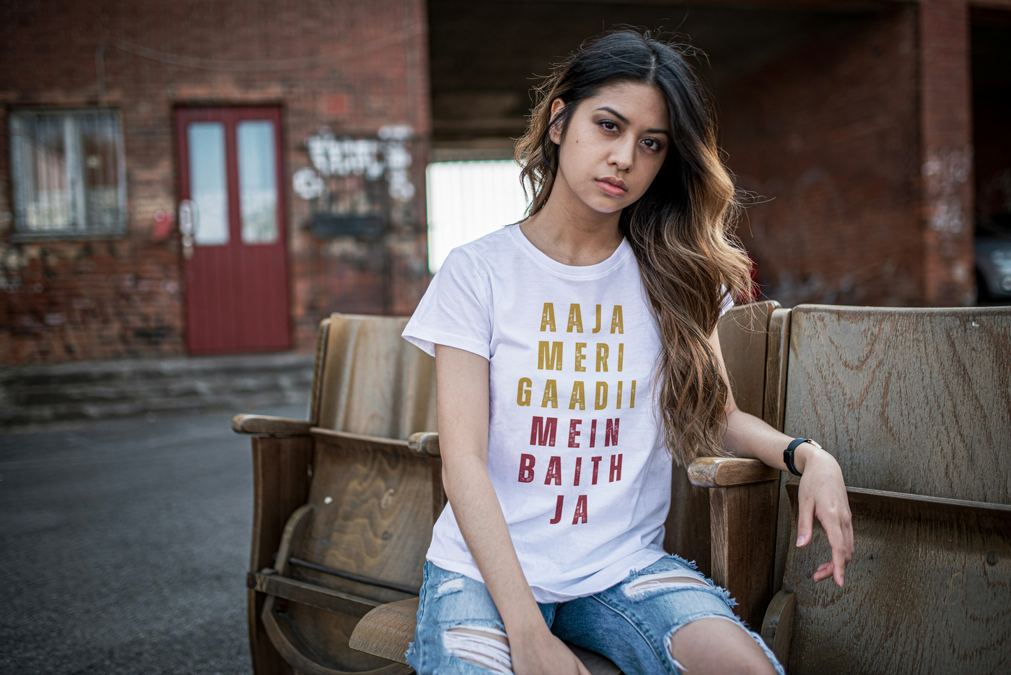 "Aaja Meri Gaadi Mein Beith Ja" T-Shirt – Ride in Style!