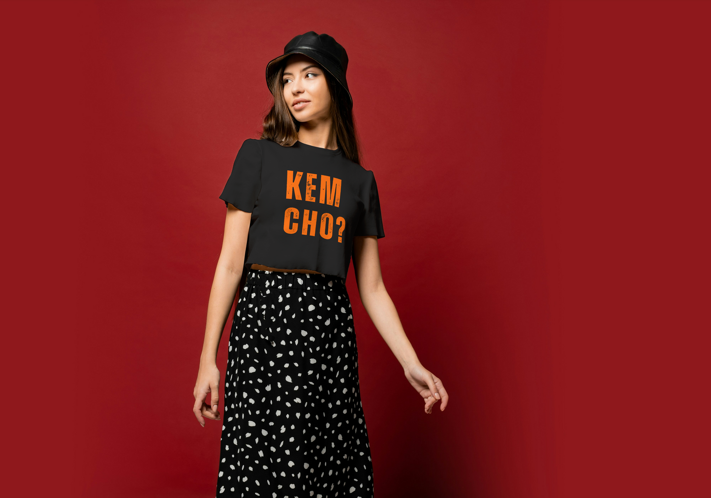 "Kem Cho" T-Shirt – Wear Your Gujarati Pride with Style!