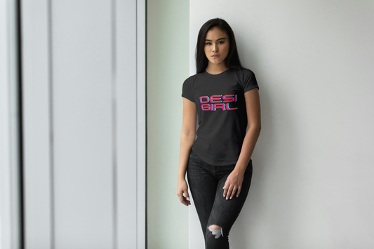 "Desi Girl" T-Shirt – Unleash Your Inner Bollywood Diva!